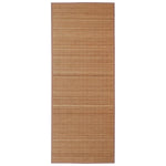 Rectangular Brown Bamboo Rug 120 x 180 cm 241339