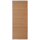 Rectangular Brown Bamboo Rug 120 x 180 cm 241339