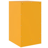 ZNTS Bedside Cabinet Mustard Yellow 34.5x39x62 cm Steel 841781