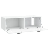 Wall-Mounted TV Cabinet White 98 x 41 x 30 cm Engineered Wood 898695