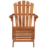 Garden Chair Brown Solid acacia wood Standard Foldable 44117