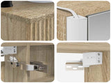 Bathroom Furniture Set 6 pcs Sonoma Oak 3407137