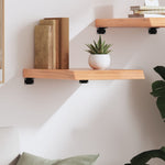 ZNTS Wall Shelf Light Brown 40x60x cm Treated Solid Wood Oak 363637