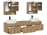 Bathroom Cabinet Set 5 pcs Artisan Oak 50 x 14.5 x 70 cm 3406606
