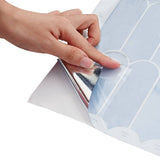 Feather Tile 50 pcs Light Blue 30 x 30 cm Polyurethane and PET 42046206