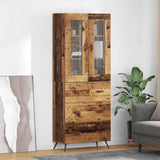 Highboard Cabinet with Shelf 2 pcs Old Wood Engineered Wood 3415617