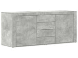 Sideboard Concrete Grey 120 x 36 x 69 cm Engineered Wood 3333859