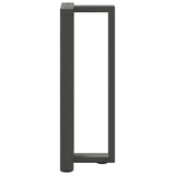 ZNTS Console Table Legs T-Shaped 2 pcs Anthracite 38x25x cm Steel 4013046