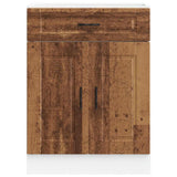 Kitchen Base Cabinet "Porto" Old Wood Engineered Wood 853975