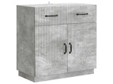 Sideboard Concrete Grey 66 x 34.5 x 87 cm Engineered Wood 895328