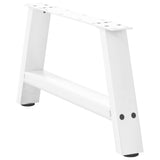 Coffee Table Legs A-Shaped 2 pcs White 70x cm Steel 4012825