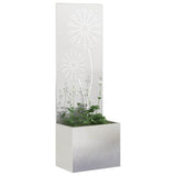 Garden Privacy Screen Sliver 50 x 150 cm Stainless steel 876459