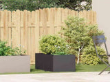 Planter Black 40x80x40 cm Cold-rolled Steel 860731