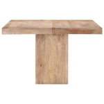 ZNTS Dining Table 120x120x77 cm Solid Mango Wood 288117