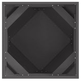Planter Black 50 x 50 x 50 cm Steel 883836