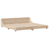 Bed Frame without Mattress 180x200 cm Super King Solid Wood Pine 3323680