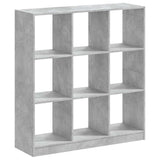 Bookcase Concrete Grey 102x32x108 cm Engineered Wood 3307840