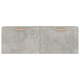 Wall Cabinet Concrete Grey 100x36.5x35 cm Engineered Wood 812946