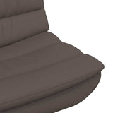 Swivel Chair Brown 63 x 75 x 76 cm Shiny PU 42007347