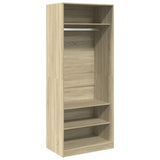 Wardrobe Sonoma Oak 80x50x200 cm Engineered Wood 3307695