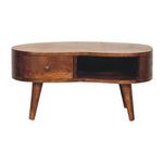 Mini Chesnut Wave Coffee Table IN3338