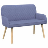 2 Seater Sofa with Solid Wood Legs 2-Seater Jeans Blue 42051042