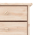 Shoe Cabinet ALTA 77x35x96 cm Solid Wood Pine 353923