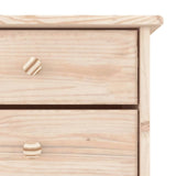 Shoe Cabinet ALTA 77x35x96 cm Solid Wood Pine 353923