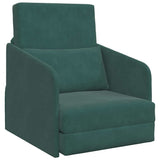 Sofa Bed Dark Green 65 x 80 x 83 cm Velvet 4106650