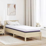 Mattress White and Grey 70 x 200 cm Memory Foam 4106323