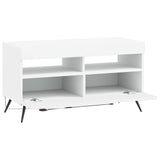 LED TV Cabinet White Engineered Wood 897655