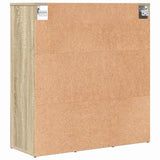 Shoe Cabinet Sonoma oak 77.5 x 30 x 83.5 cm Engineered wood 808723