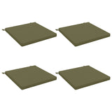 4-Piece Seat Cushions SOEST 4 pcs 100% Polyester Olive Green 944992