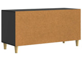 Sideboard with Drawer Black 89 x 34.5 x 60 cm Engineered Wood 894656