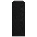 Shoe Racks 2 pcs Stackable Black Oak 89.5x30x40 cm 858842