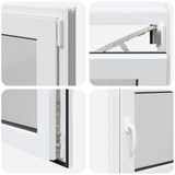 Basement Window "RISOR" 80x70 cm Tilt&Turn DIN Right White 4108312