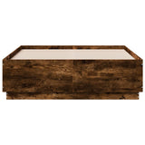 Bed Frame without Mattress Smoked Oak 120x190 cm Small Double 3209748