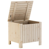 Storage Box with Lid RANA 60x49x54 cm Solid Wood Pine 4002327