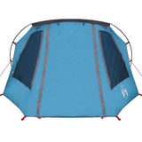 Tunnel Tent 3-Person with Roof Blue and Grey 328 x 228 x 115 cm 42004051