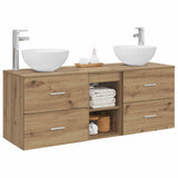 Bathroom Cabinet Set 3 pcs Artisan Oak 49.5 x 35 x 63 cm 3405794