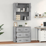 Highboard Concrete Grey Engineered Wood 3185387