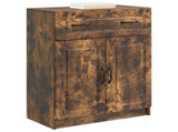 Sideboard Smoked Oak 66 x 34.5 x 87 cm Engineered Wood 895790