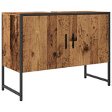 Bathroom Sink Cabinet Old Wood 80x33x60 cm Engineered Wood 857704