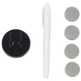 Wall Mounted Magnetic Blackboard Glass 80x60 cm 30108