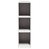 Headboard with Storage White 180 cm Solid Wood Pine 855622