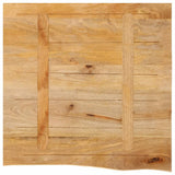 Table Top Live Edge 60x60x3.8 cm Solid Wood Mango 370498