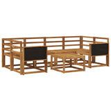 Outdoor Sofa Set 5 pcs Natural Solid Acacia Wood 3385020