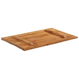 Rectangular Table Top 60x90 cm 25-27 mm Solid Reclaimed Wood 286055