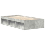 Bed Frame without Mattress Concrete Grey 100x200 cm 3203834