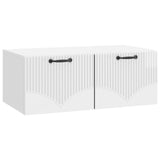Wall-Mounted TV Cabinet High Gloss White 78.5 x 41 x 30 cm 899029